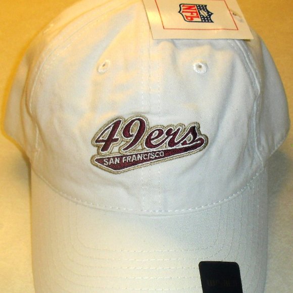 NFL Accessories | San Francisco 49ers Womens All White Adjustable Strapback Hat New NFL | Color: White | Size: Os | Vintageretrohat's Closet